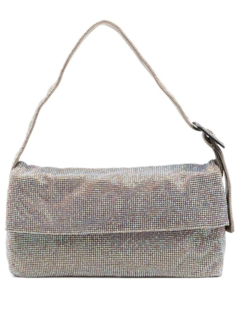 Benedetta Bruzziches Vitty La Mignon Silver Crystal Shoulder Bag